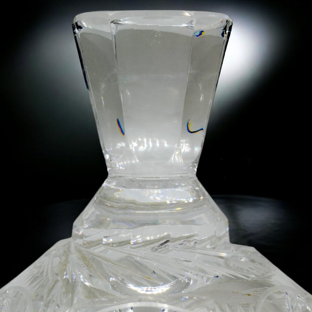  Bowl da Macedonia In Cristallo Di Boemia - Italia Anni 30-photo-2